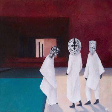 Print of Minimalism Architecture Paintings by Olga Krokh