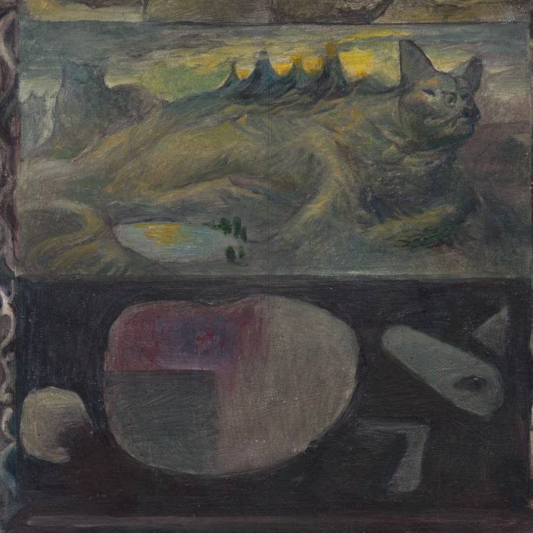 Original Abstract Landscape Painting by Vipul Pulekar