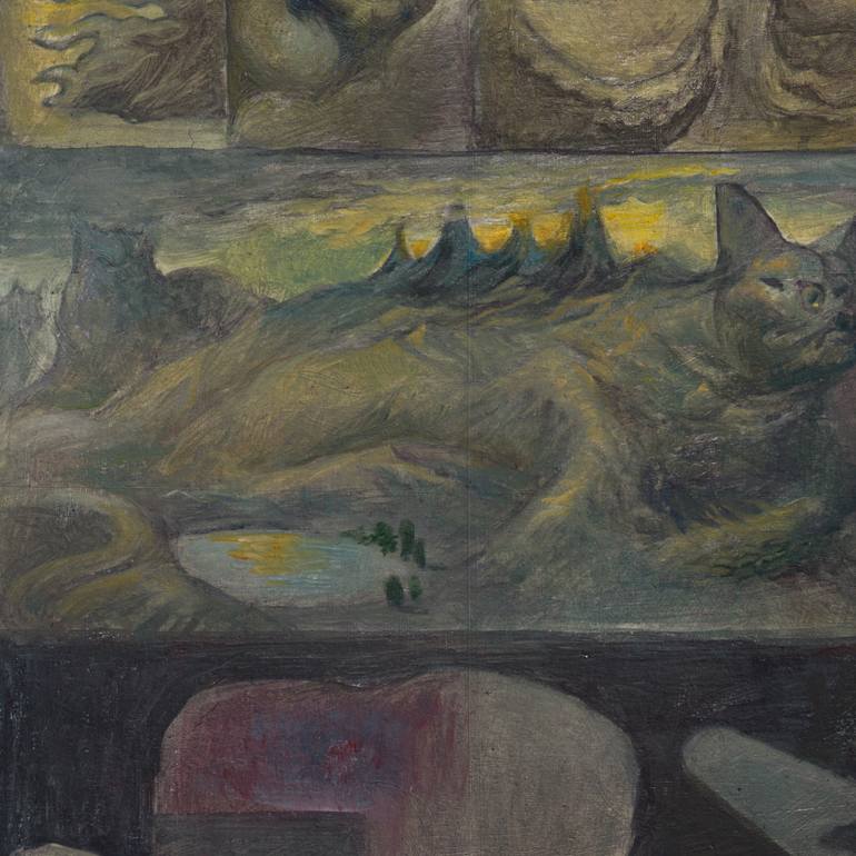 Original Abstract Landscape Painting by Vipul Pulekar