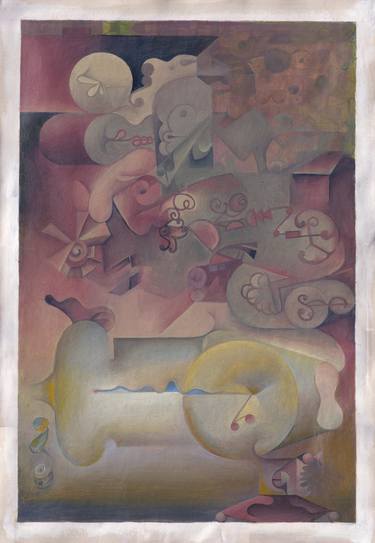 Original Contemporary Abstract Painting by Vipul Pulekar