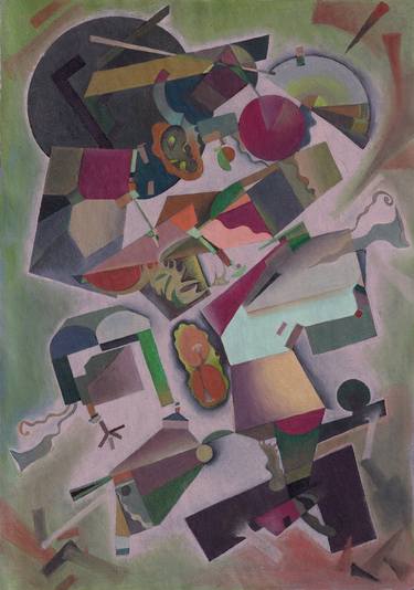 Original Contemporary Abstract Painting by Vipul Pulekar
