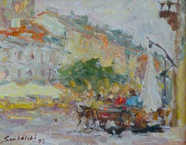 Original Impressionism Cities Paintings by Mikołaj Skobelski