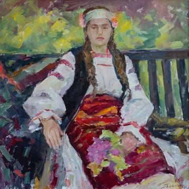 Original Impressionism Portrait Paintings by Mikołaj Skobelski