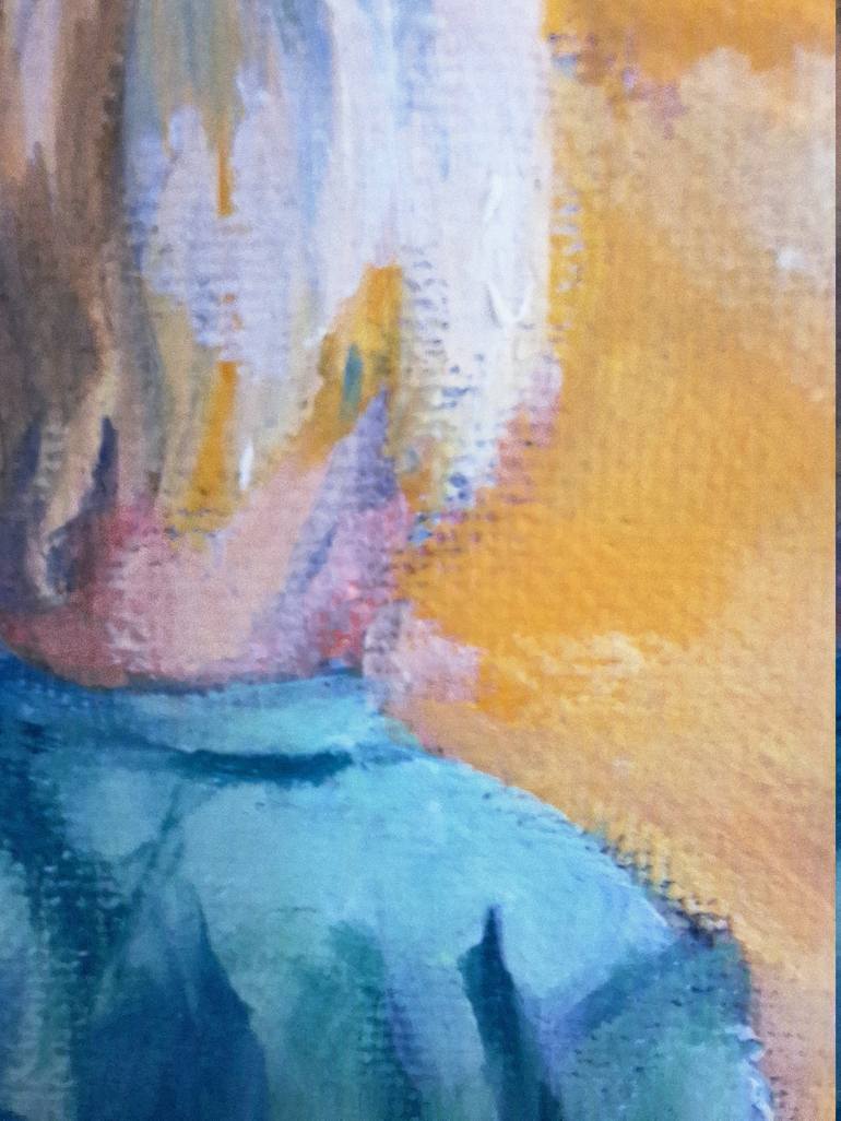 Original Children Painting by Maria Oscarsson Marle