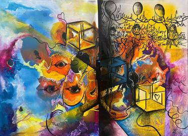Original Figurative Fantasy Paintings by Ioana Teodora Klein
