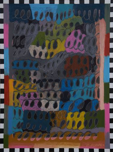 Original Contemporary Abstract Paintings by Marley Alvarez