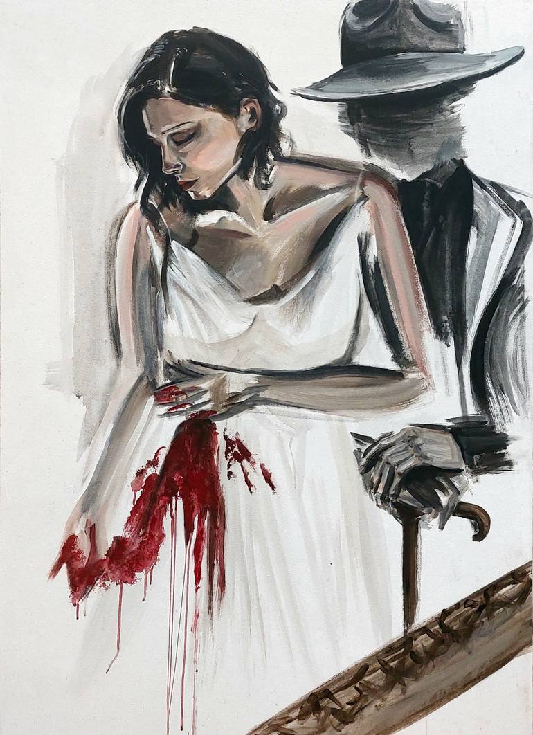 Original Contemporary Fantasy Painting by Elina Hettich