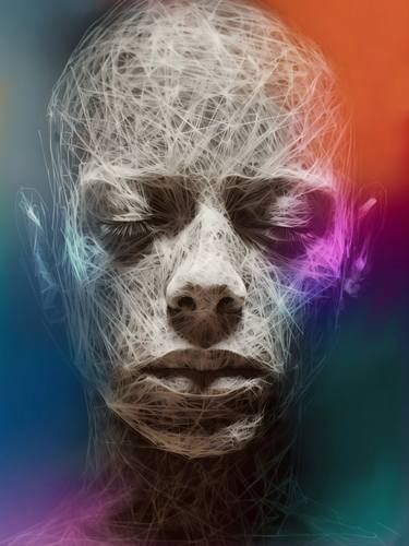 Print of Portrait Digital by Murti Jung