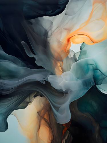 Print of Fine Art Abstract Digital by Murti Jung