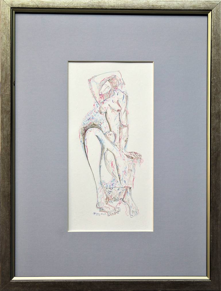 Original Women Drawing by Konstantinos Efimidis