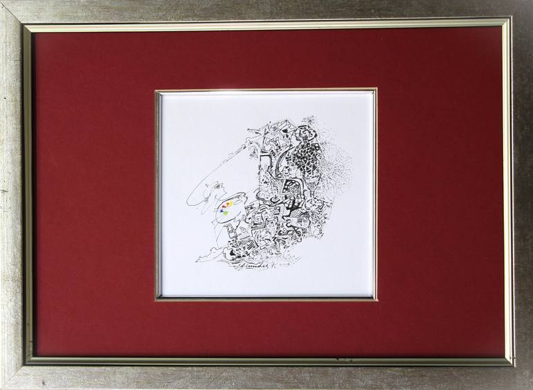 Original Abstract Drawing by Konstantinos Efimidis