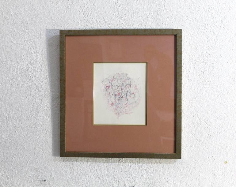 Original Abstract Men Drawing by Konstantinos Efimidis