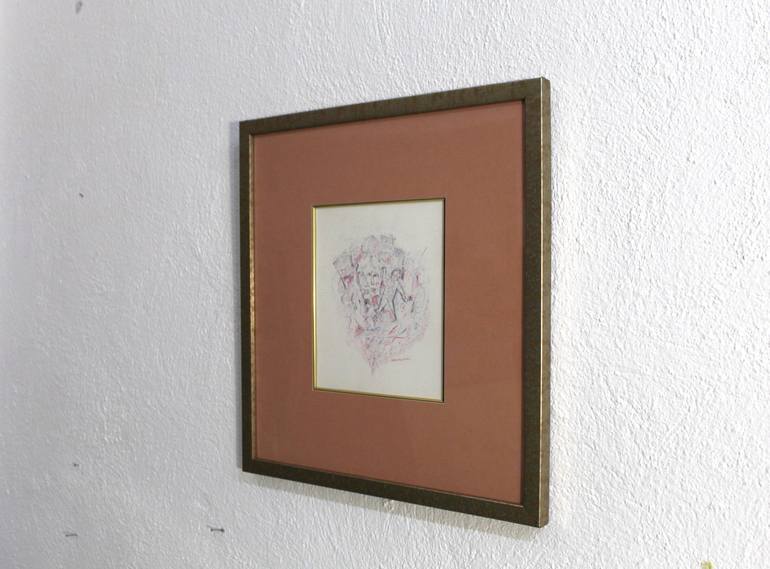 Original Abstract Men Drawing by Konstantinos Efimidis