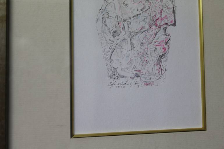 Original Abstract Drawing by Konstantinos Efimidis