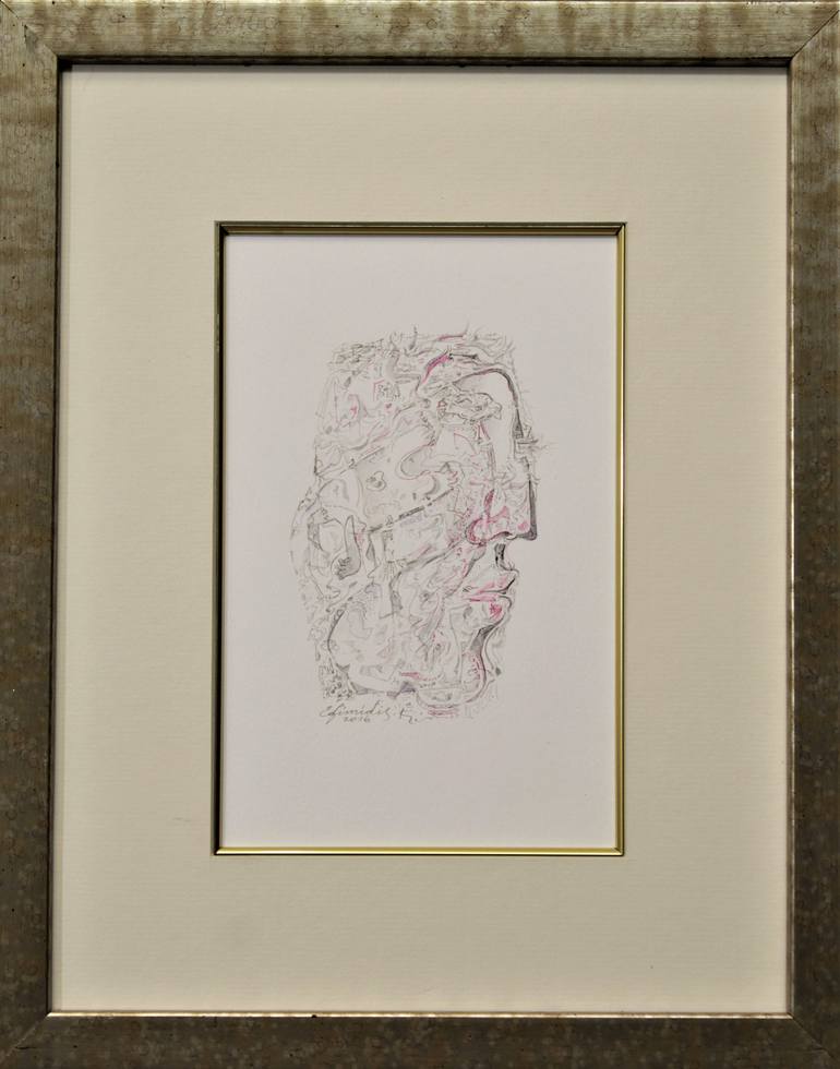 Original Abstract Drawing by Konstantinos Efimidis