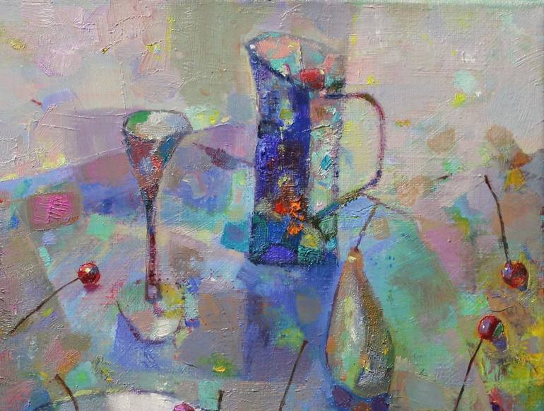 Original Abstract Still Life Painting by Konstantinos Efimidis