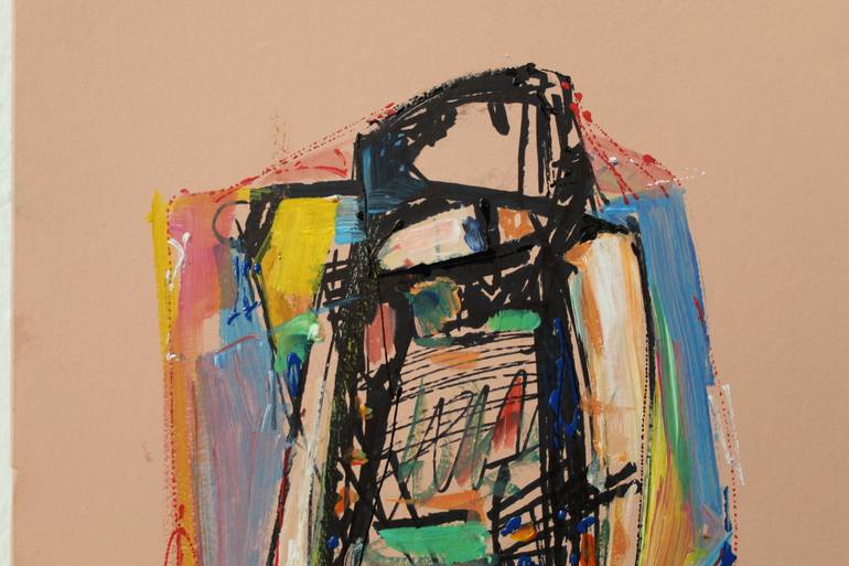 Original Abstract Expressionism Music Painting by Konstantinos Efimidis