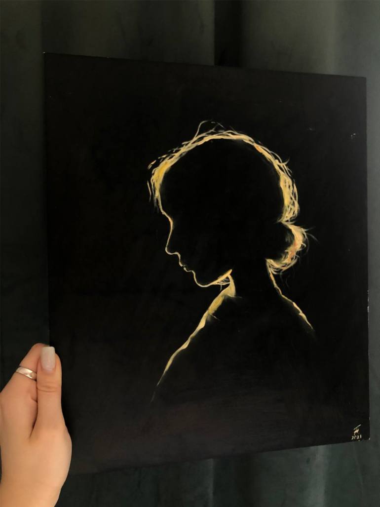 Original Fine Art Women Painting by Olha Bozhko