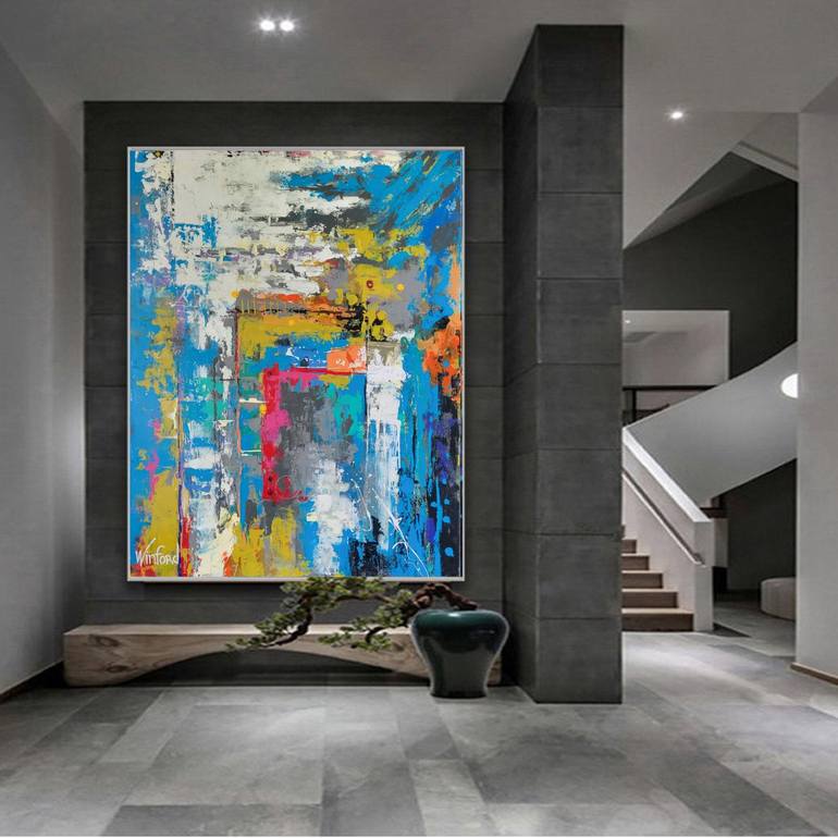 Original Contemporary Abstract Painting by Winford Galmon