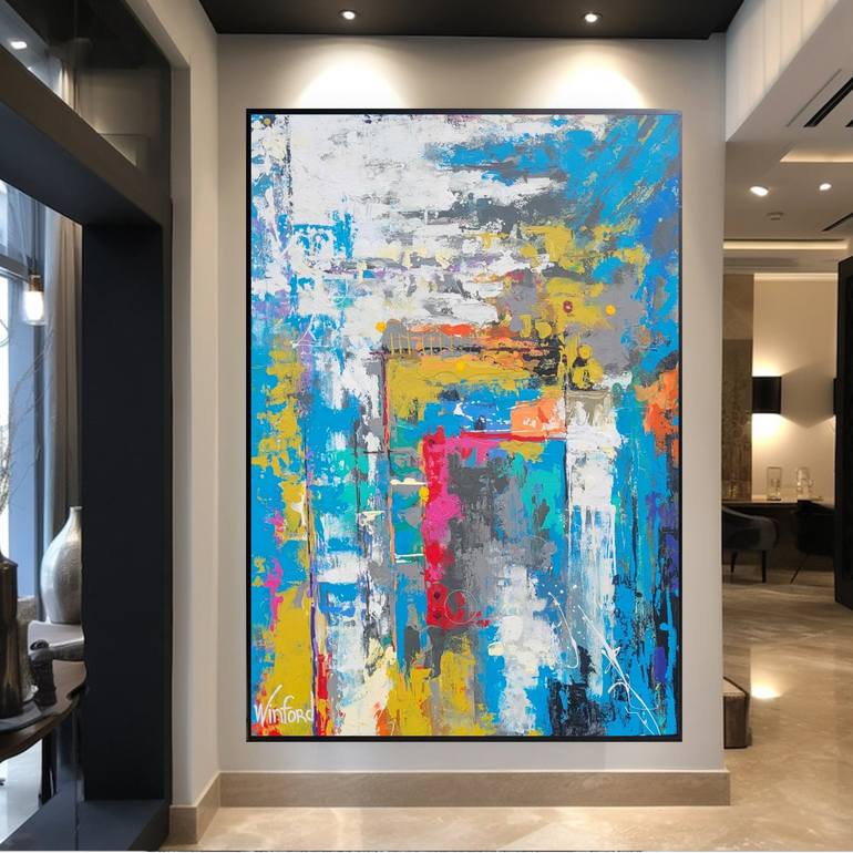 Original Contemporary Abstract Painting by Winford Galmon