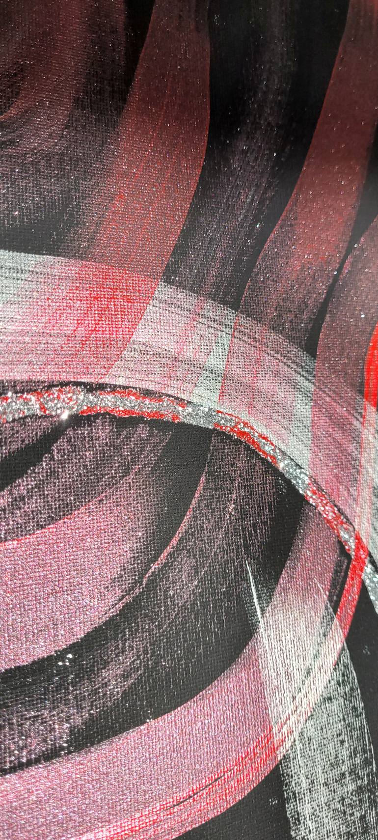 Original Abstract Expressionism Abstract Painting by Jemal Abramova