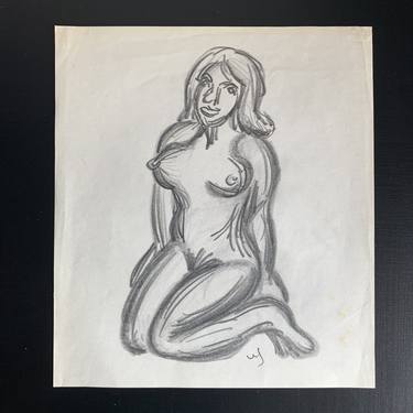 Print of Figurative Nude Drawings by Fábio Vidal