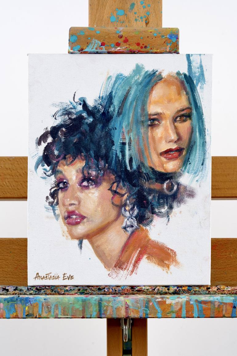 Original Contemporary Women Painting by Anastasia Eve