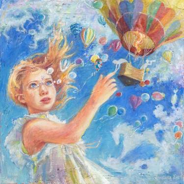 The Girl With Balloons thumb