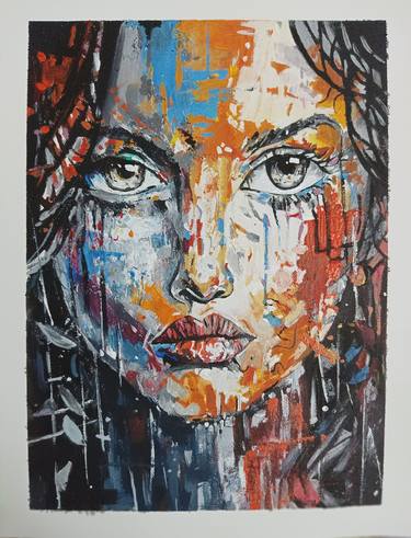 Print of Abstract Women Paintings by Noah Joseph