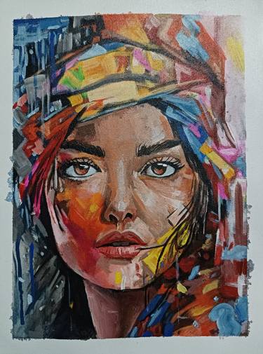 Print of Abstract Women Paintings by Noah Joseph