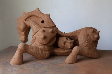 Original Animal Sculpture by Federico Womb