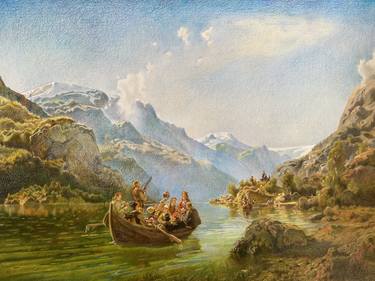 Bridal Procession on the Hardanger, Adolph Tidemand, copy thumb