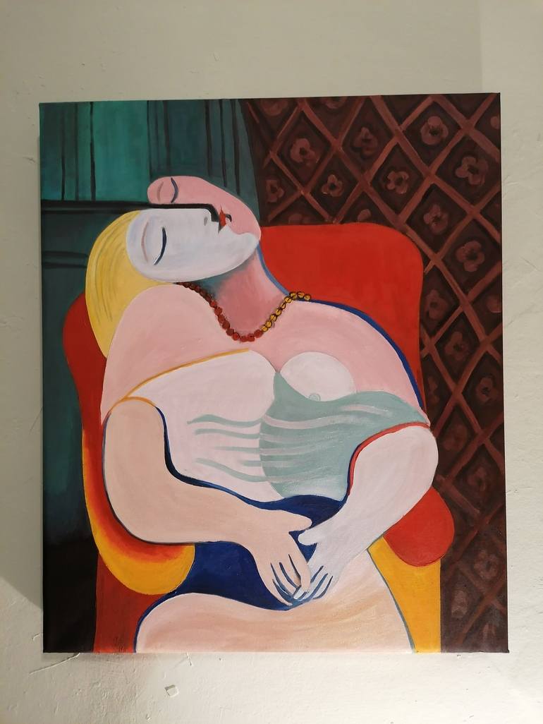 Original Cubism People Paintings by Damon Anthony