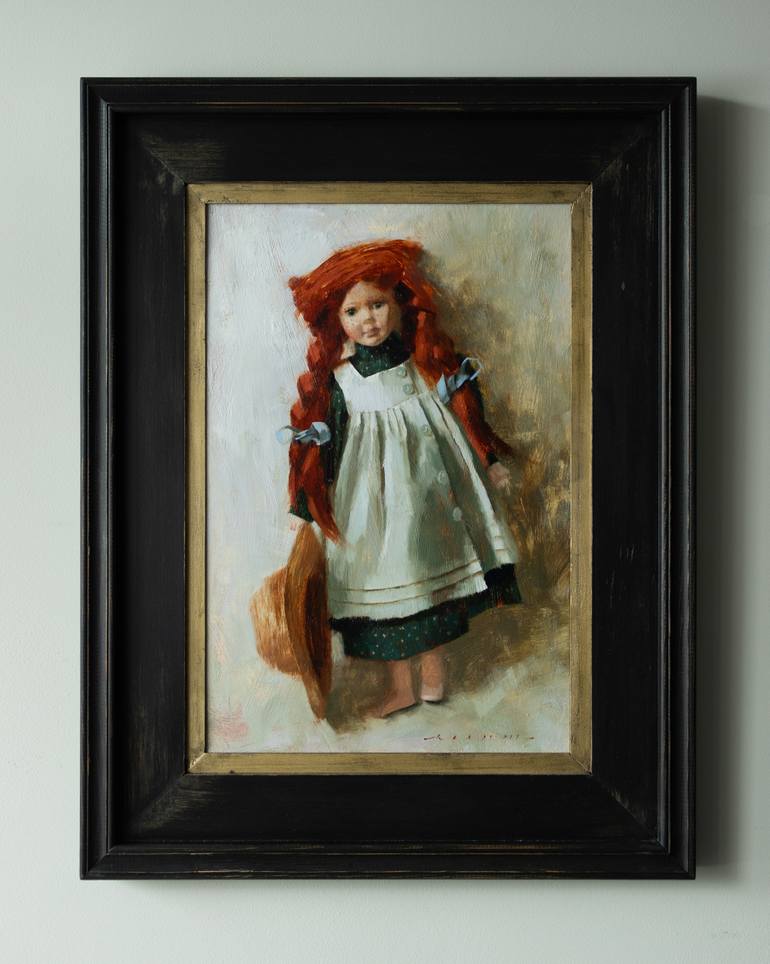 Original Figurative Children Painting by Rostyslav Malysh