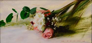 Original Impressionism Floral Paintings by Rostyslav Malysh