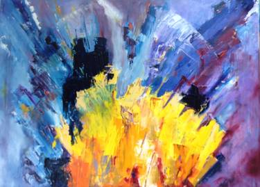 Original Abstract Expressionism Abstract Paintings by Amanda Rackowe