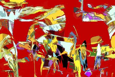 Original Abstract Expressionism Abstract Digital by Michael Bertoli
