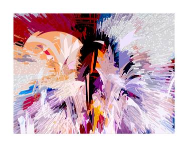 Original Abstract Expressionism Abstract Digital by Michael Bertoli