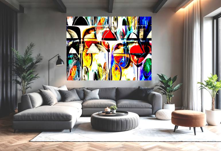 Original Abstract Expressionism Abstract Digital by Michael Bertoli