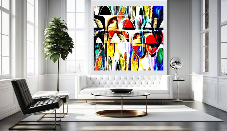 Original Abstract Expressionism Abstract Digital by Michael Bertoli