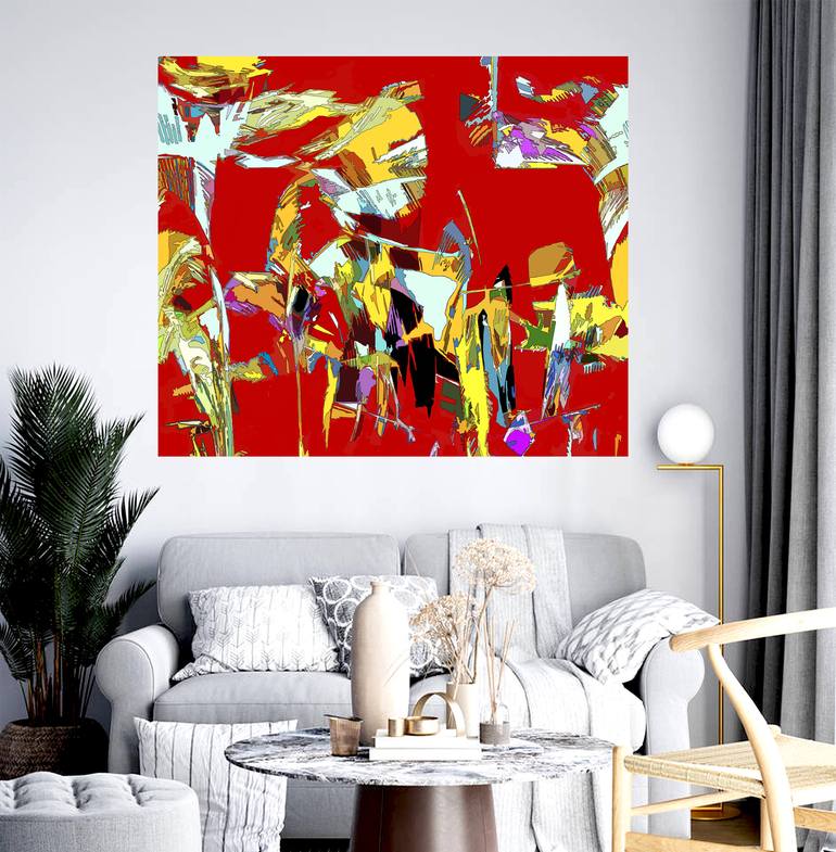 Original Abstract Expressionism Abstract Digital by Michael Bertoli