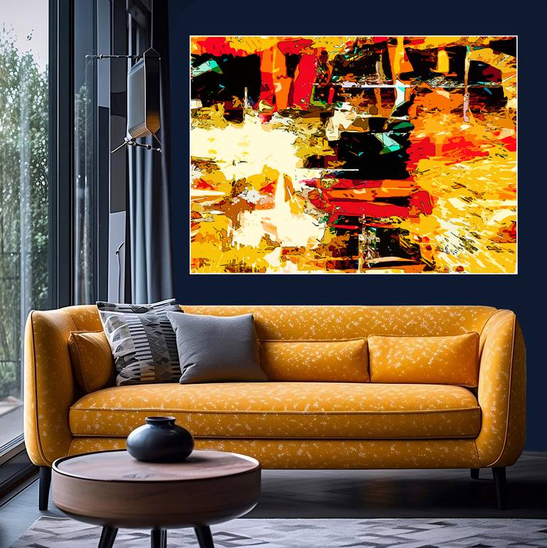 Original Abstract Expressionism Abstract Digital by Michael Bertoli