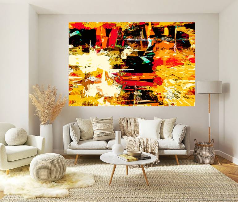 Original Abstract Expressionism Abstract Digital by Michael Bertoli