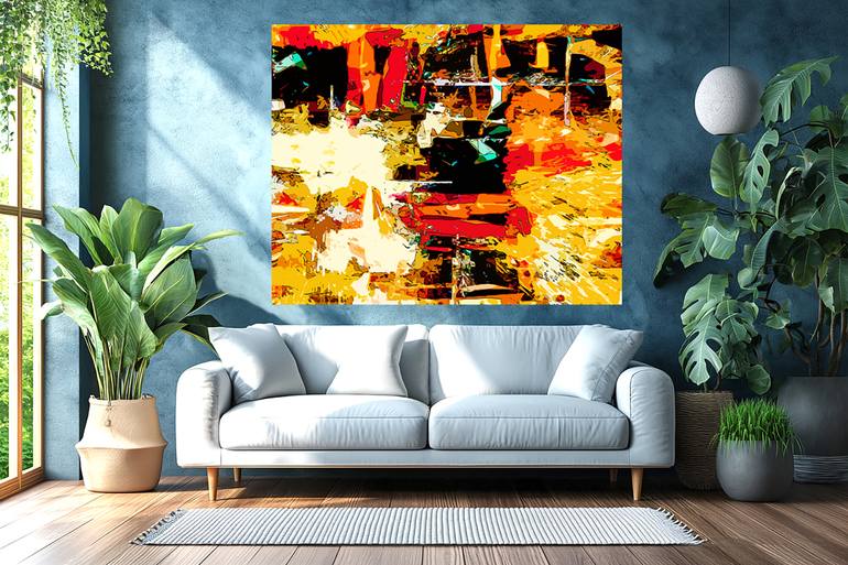 Original Abstract Expressionism Abstract Digital by Michael Bertoli