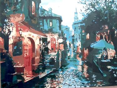 Original Architecture Paintings by Heart Canvas