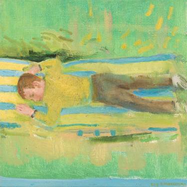 Original Figurative Children Paintings by Sasha Makarska