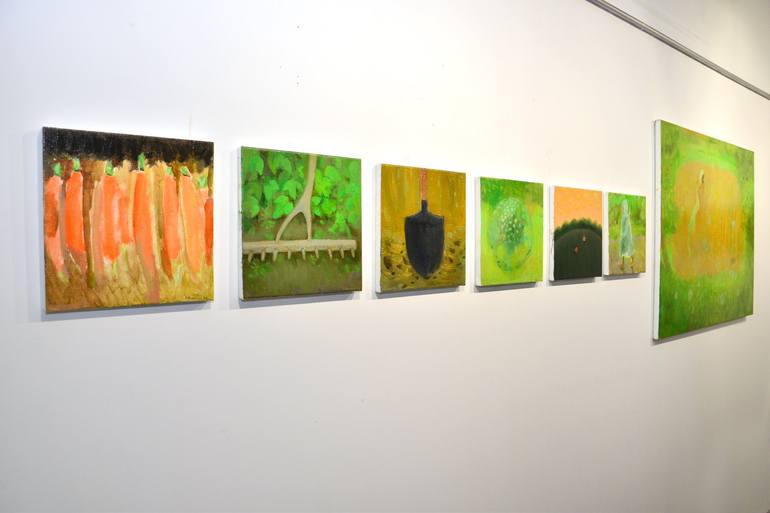 Original Contemporary Botanic Painting by Sasha Makarska