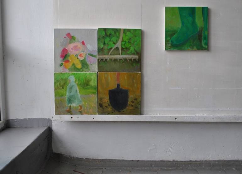 Original Contemporary Botanic Painting by Sasha Makarska