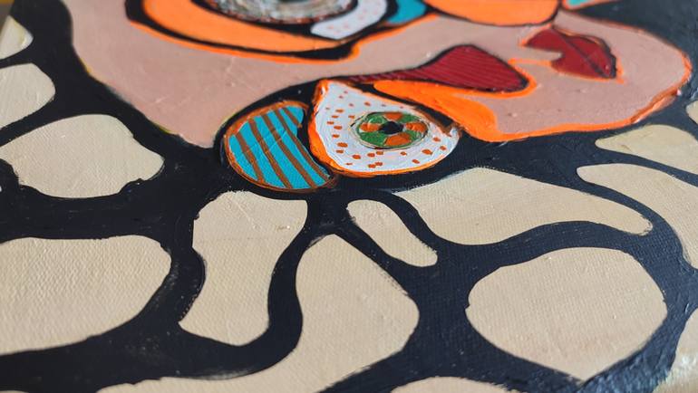 Original Figurative Abstract Painting by Rana Siba