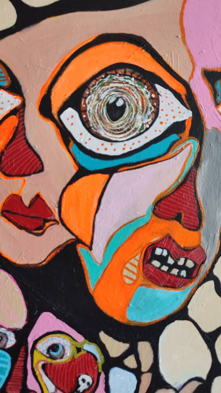 Original Figurative Abstract Painting by Rana Siba